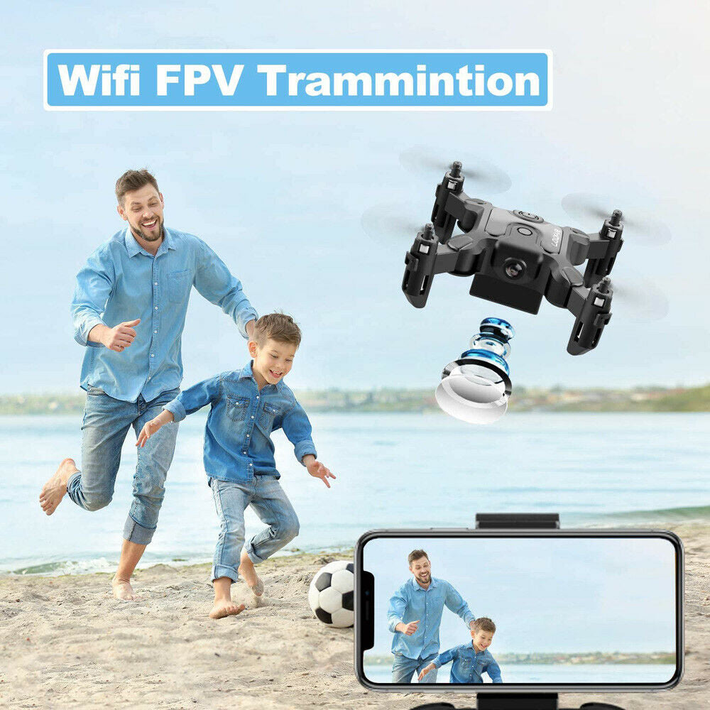US V2 Mini RC Drone Selfie WIFI FPV with HD Camera Foldable Arm RC Quadcopter Toy.Logistics Is Randomly Sent by UPS, USPS,UNI,GOFO.