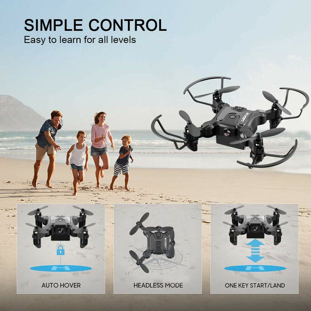US V2 Mini RC Drone Selfie WIFI FPV with HD Camera Foldable Arm RC Quadcopter Toy.Logistics Is Randomly Sent by UPS, USPS,UNI,GOFO.