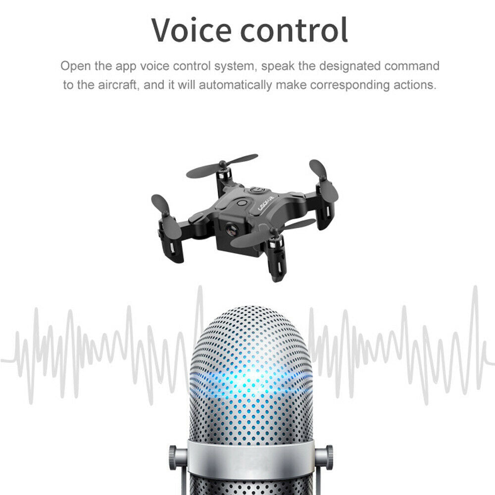 US V2 Mini RC Drone Selfie WIFI FPV with HD Camera Foldable Arm RC Quadcopter Toy.Logistics Is Randomly Sent by UPS, USPS,UNI,GOFO.