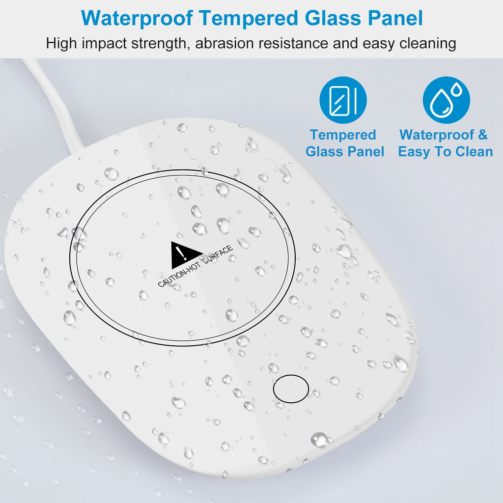 1Pc Coffee Mug Warmer Cup Warmer Auto Shut off Coffee Tea Milk Electric Heater Pad Office Home Desk Electric Beverage Warmer Mat