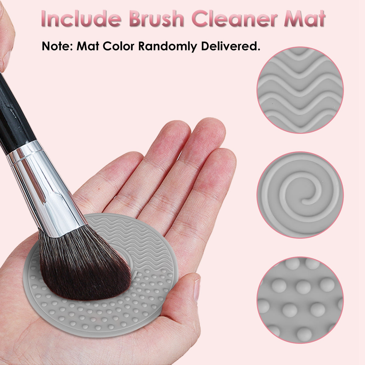 4 in 1 Electric Makeup Brush Cleaner USB Powered Automatic Brush Blender Machine with Timer Digital Display Cleaning Drying UV Disinfection Brush Storage for All Types of Brushes Valentines Day Gift